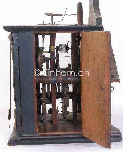 Berner Holzräderuhr alle Räder Holz
